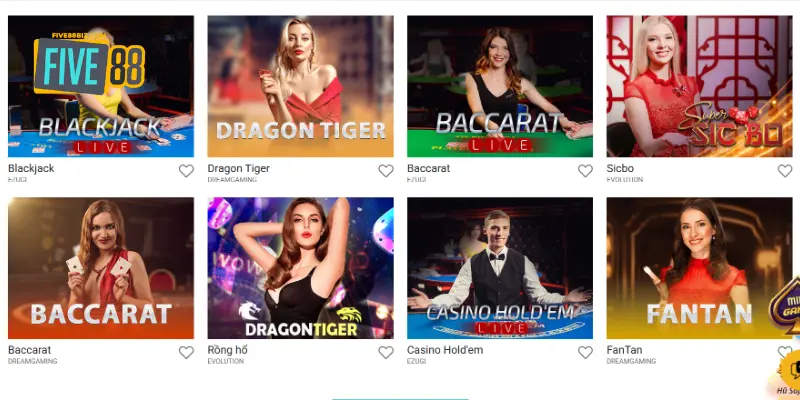 Casino Online hệ thống cá cược kiếm tiền hàng đầu FIVE88