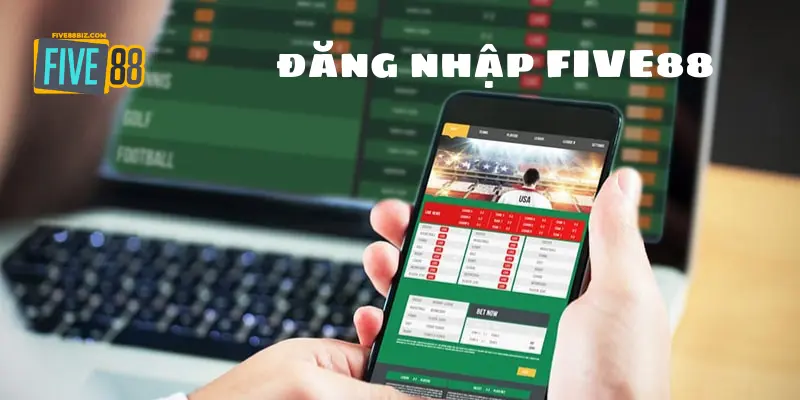 Đăng nhập FIVE88 với một số thao tác đơn giản