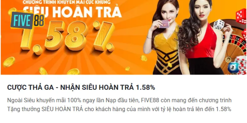 Khuyến mãi FIVE88 đa dạng và hấp dẫn cho cược thủ Châu Á