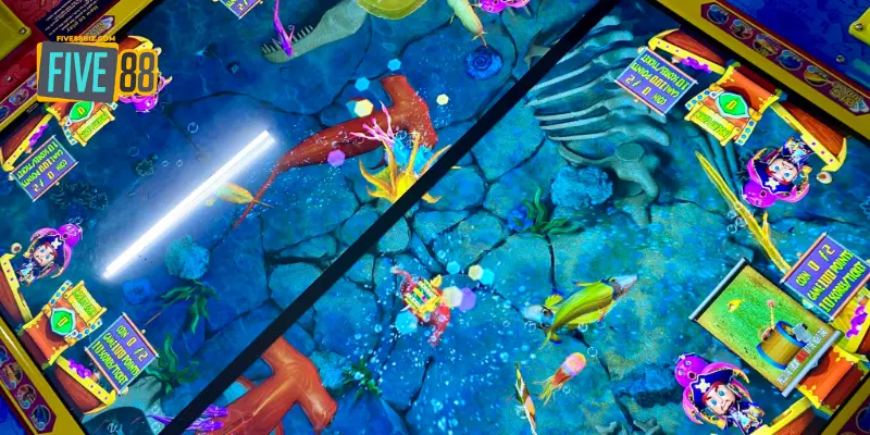 Màn hình của máy game bắn cá